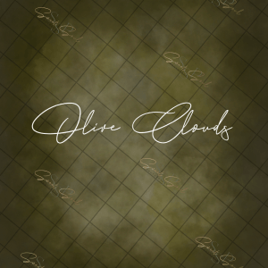 Olive Clouds Digital Texture