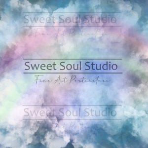 Rainbow Clouds single texture
