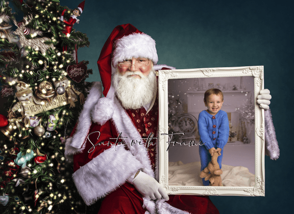Santa and Portrait frame