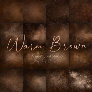 Warm Brown Digital Textures