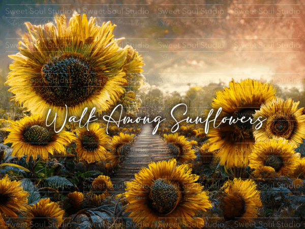 Walk Among the Sunflowers