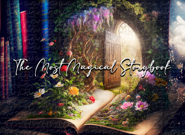 The Most Magical Storybook Digital Background