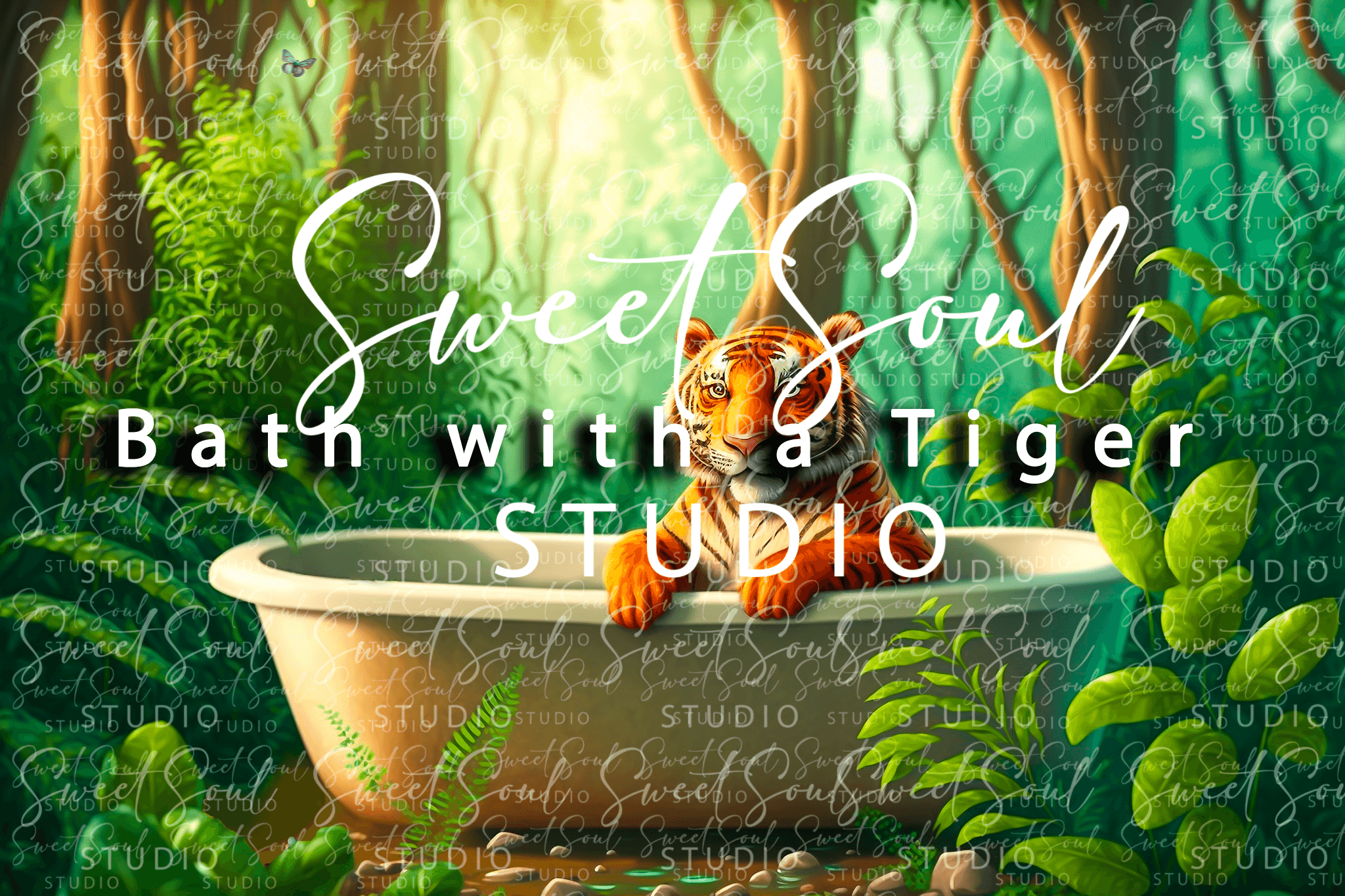 Bath with a Tiger