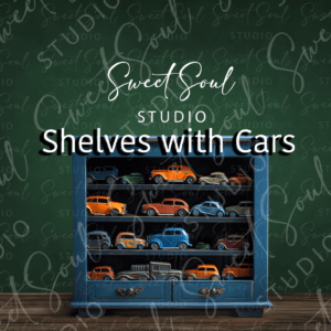 Shelves with Cars