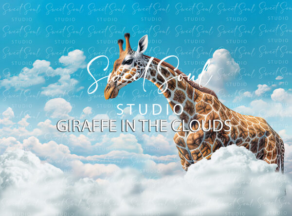 Giraffe in the Clouds
