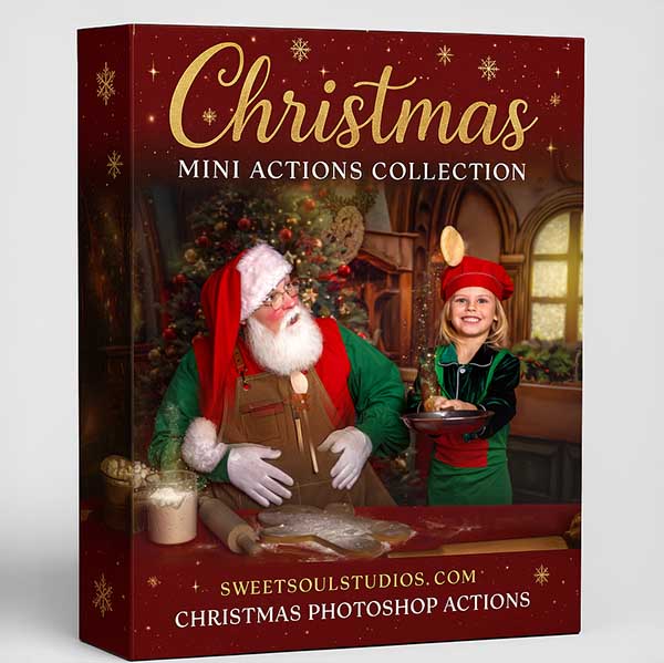 Christmas Minis (studio) actions collection