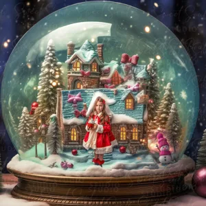 The Christmas Home Snow Globe