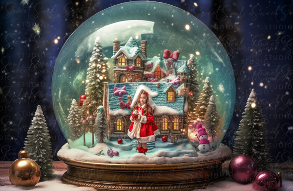 The Christmas Home Snow Globe