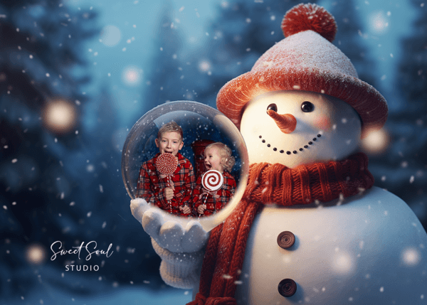 Snowman Snow Globe