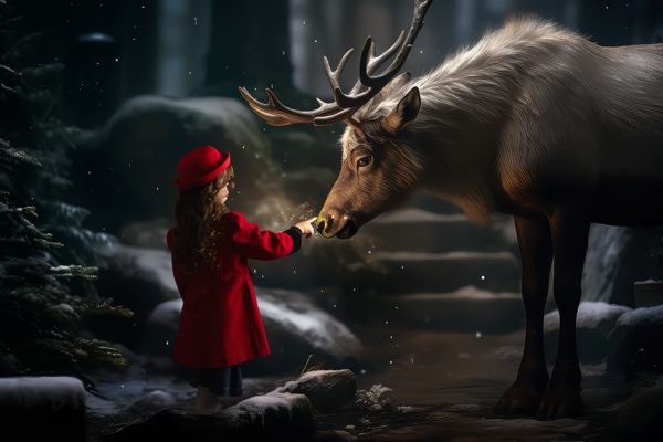 A Magical Reindeer Moment