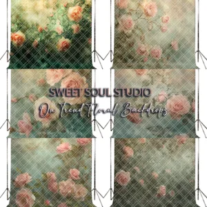 On Trend Studio Floral Backdrop