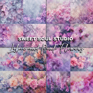Lilac and Pink Flowers