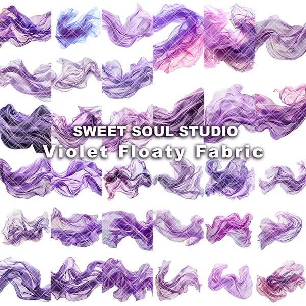 Violet Floaty Fabric