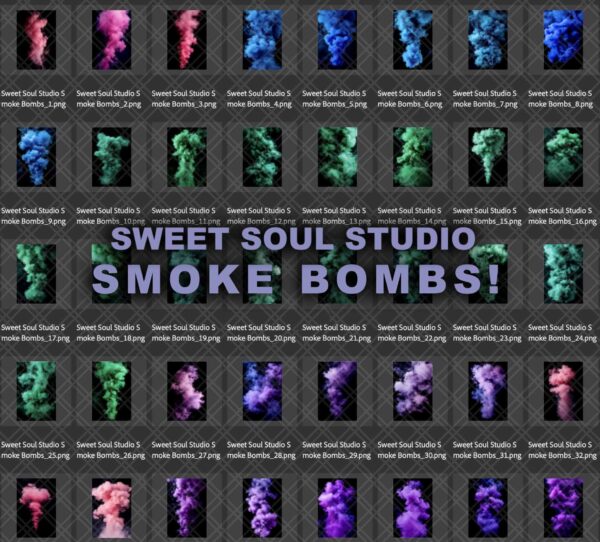 Smoke Bomb Overlays and Brushes - Image 2