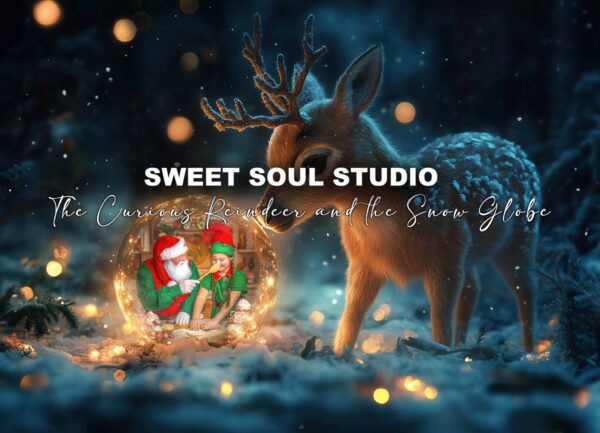 The Curious Reindeer and the Snow Globe