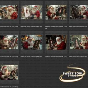 Santa the Artist