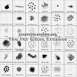 Fur Mixer Brushes