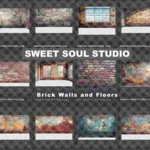 Brick walls and floors