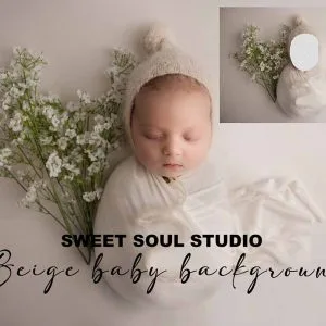 Beige baby background