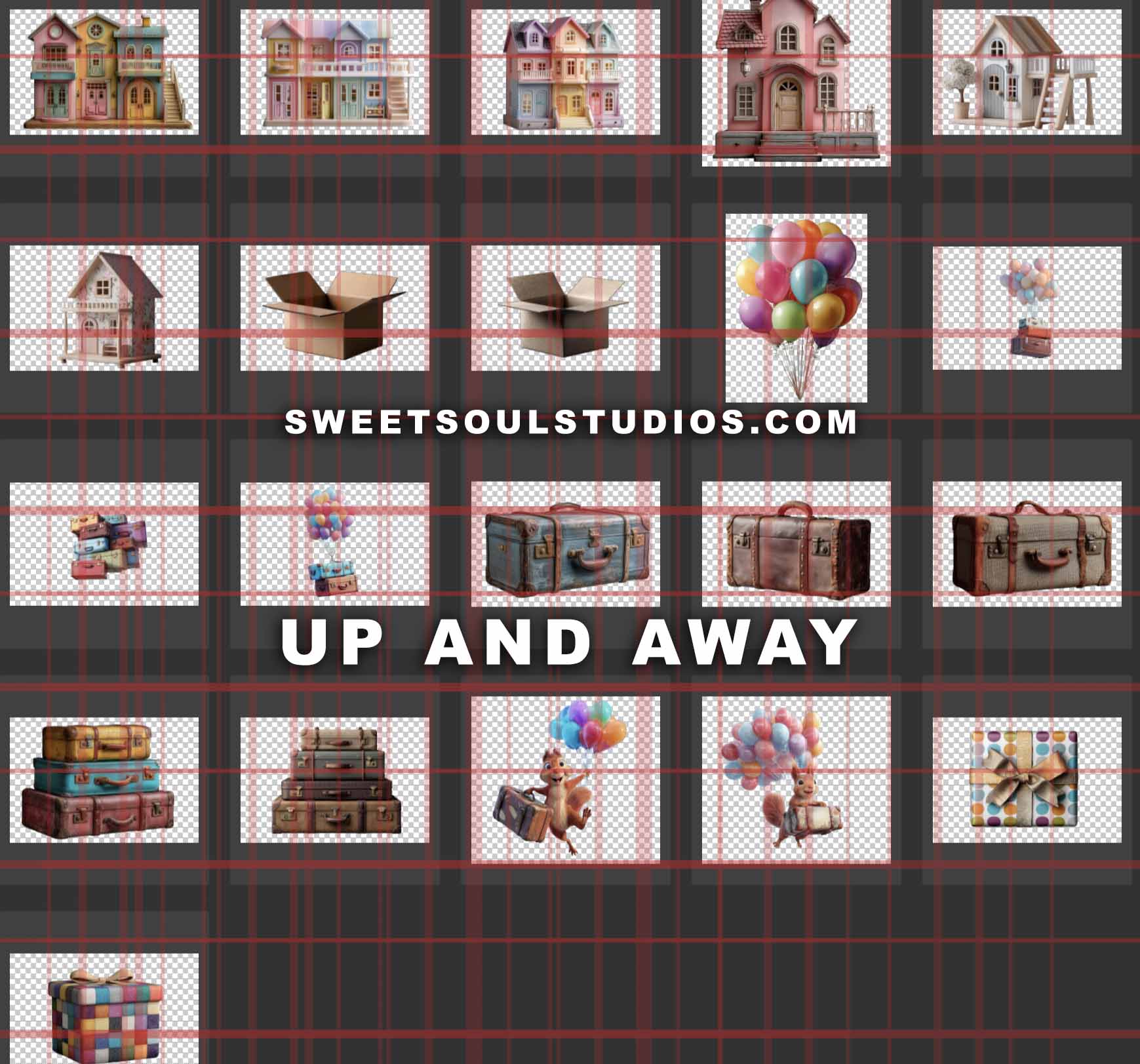Up and Away digital backgrounds - Image 7