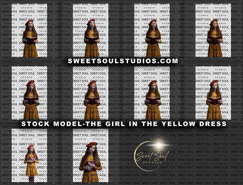 Stock model - The Girl in the Yellow Dress