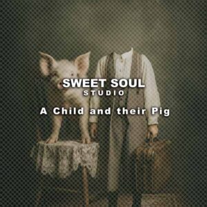 A Child and their pig