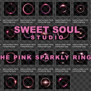 Pink Sparkly Rings