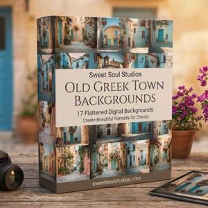 The Old Greek Town Backgrounds