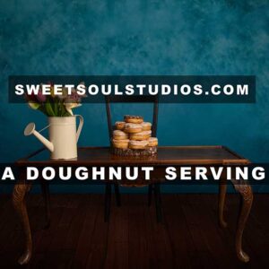 A Doughnut Serving digital background