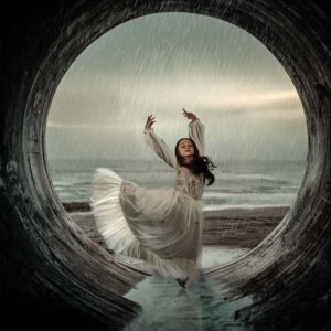 The Tunnel of Rain background