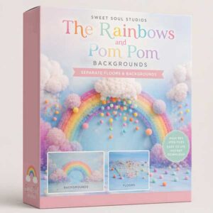The Rainbows and Pom Pom backgrounds