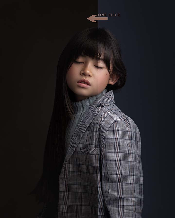 One Click Single Person Brown Portrait