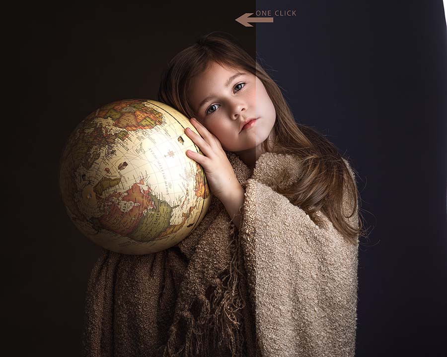 One Click Single Person Brown Portrait - Image 2