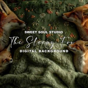 The Sleepy Fox Background