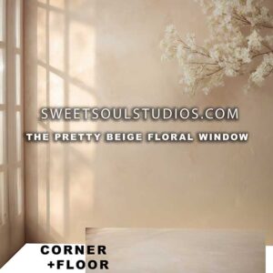 The Pretty Beige Floral Window