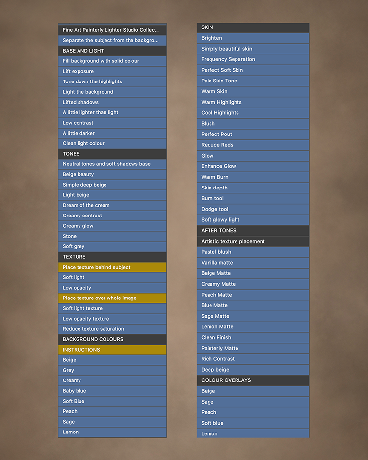The Painterly Lighter Studio Actions Collection - Image 3