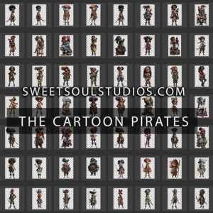 The Pirate Cartoon Characters