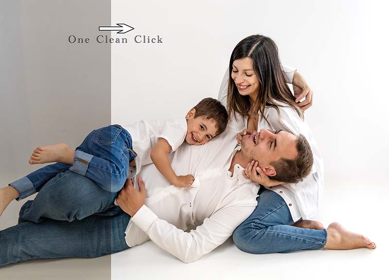 The One Clean Click action - Lighter studio