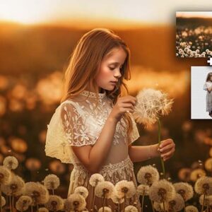 The Golden Dandelion Field