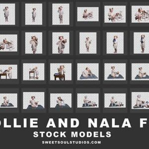 Mollie and Nala stock models
