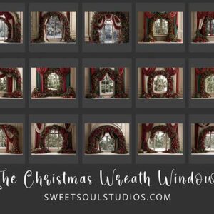 The Christmas Wreath Windows